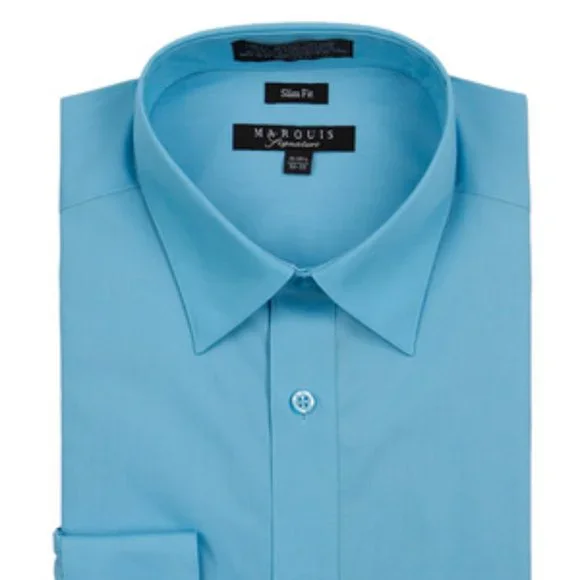marquis signature slim fit dress shirt Men's Slim Fit Dress Shirt w/Small Plaid – Esquire Men's Freeport main image 0